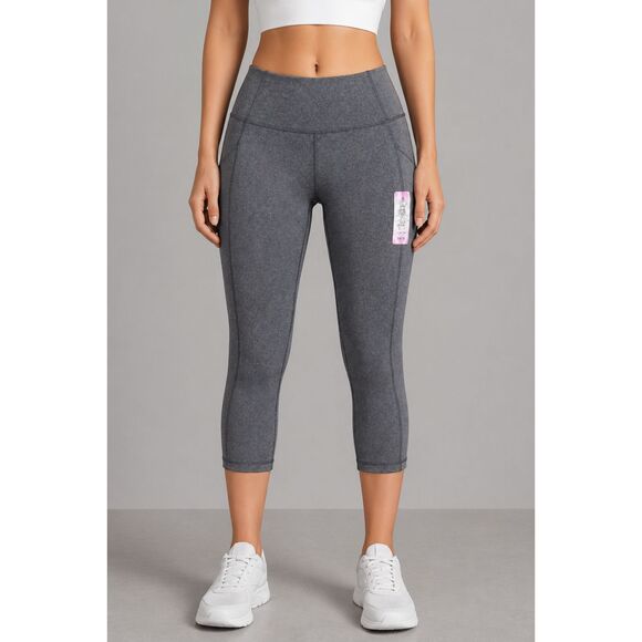 tek gear Pants - Tek Gear High Rise Shapewear Capri In Charcoal S